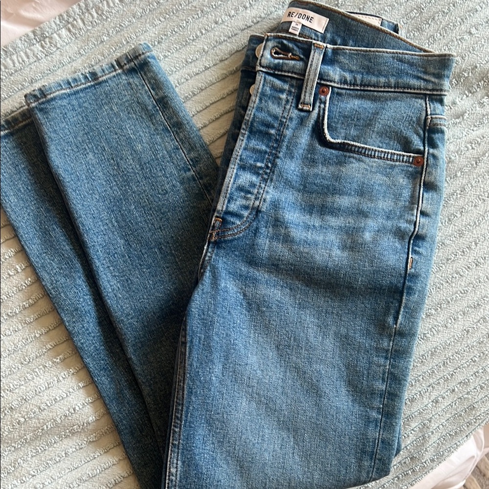Re/Done Button Fly Denim Jeans